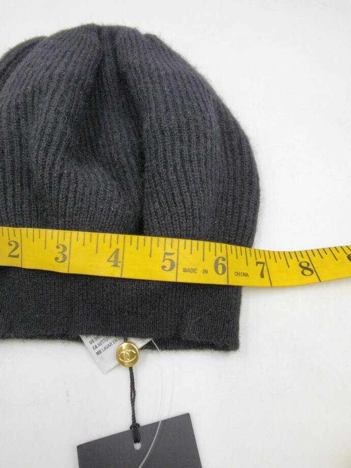 Charter Club Cashmere Knit Beret Women's One Size Classic Black
