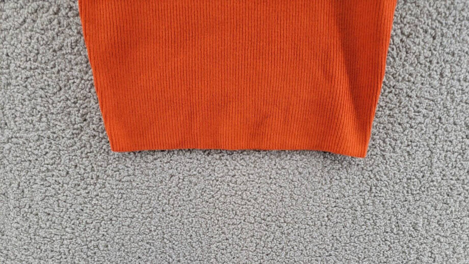 FRENCH CONNECTION Jaida Babysoft Square-Neck Women's M Copper Coin Pullover