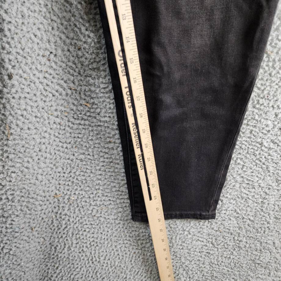 Lauren Ralph Lauren Plus-Size High-Rise Skinny Ankle Jeans Women's 20W Black