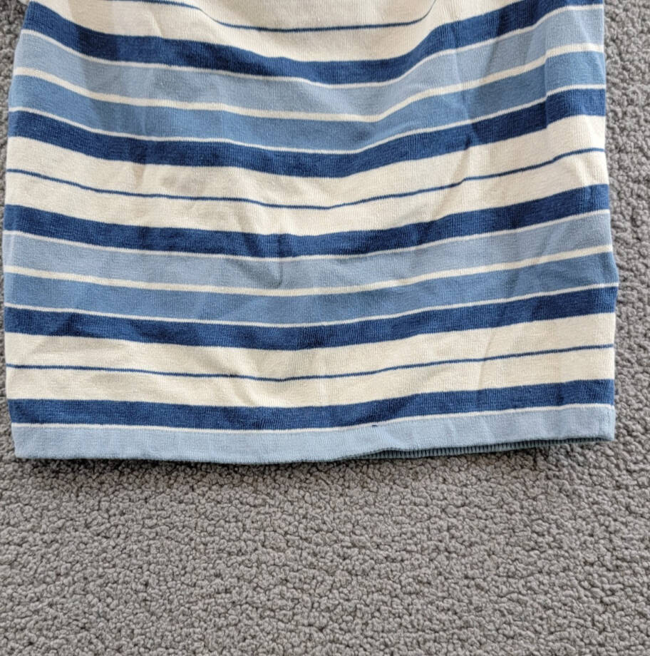 Lauren Ralph Lauren Striped Off-the-Shoulder Sweater Top Women L Multi Pullover