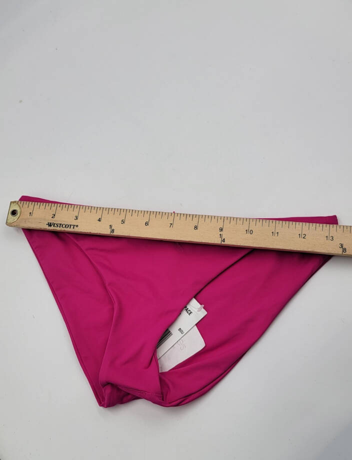 L*Space Camacho Bikini Bottom Women's XS Bougainville Solid Full Coverage