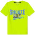 Max & Olivia Snooze Tee Boys L 12/14 Lime Crew Neck Short Sleeve Pullover