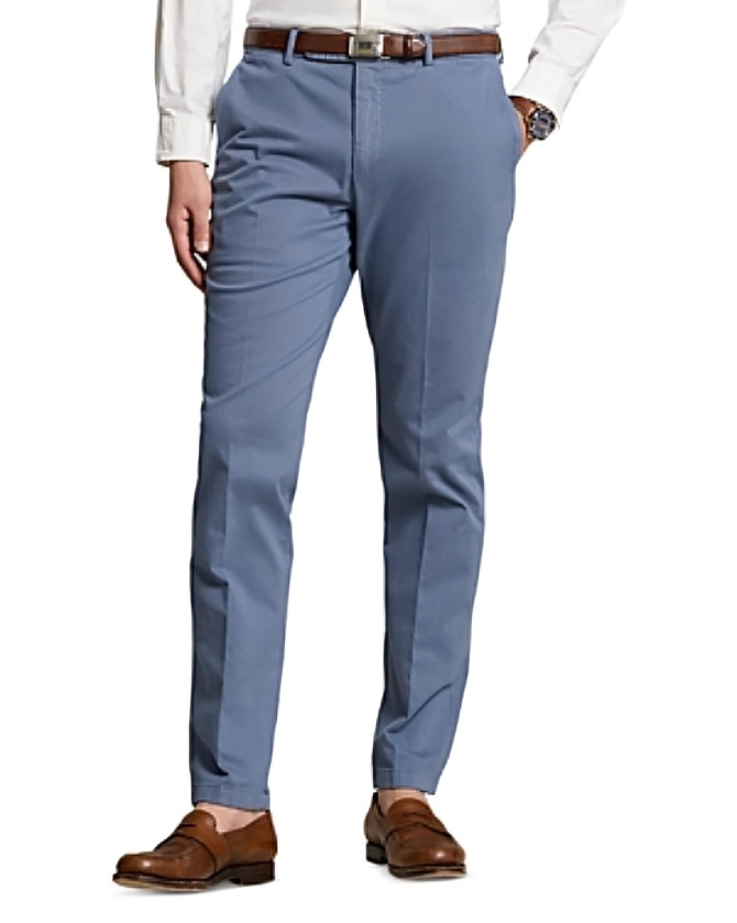 Polo Ralph Lauren Stretch Chino Garment Dyed Regular Fit Pants Men's 36x33 Slate
