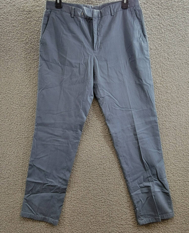 Polo Ralph Lauren Stretch Chino Garment Dyed Regular Fit Pants Men's 36x33 Slate