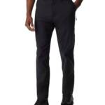 Bass Outdoor Straight-Fit Traveler Pants Men's 38 Caviar High Rise Side Pockets