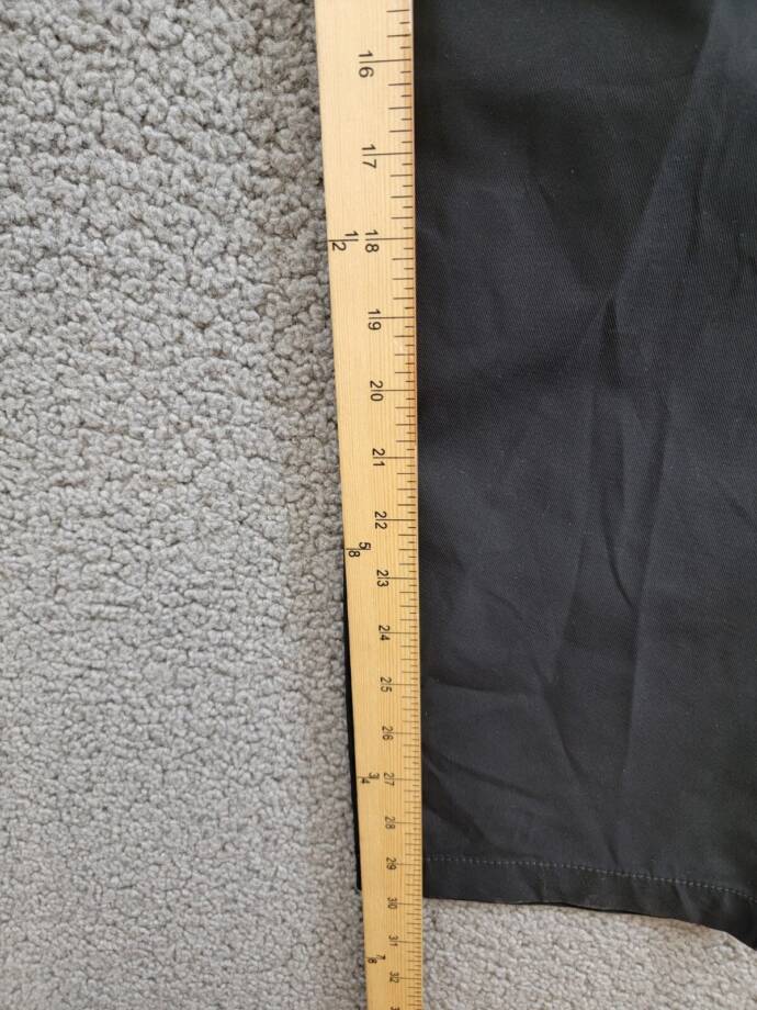 Bass Outdoor Straight-Fit Traveler Pants Men's 38 Caviar High Rise Side Pockets