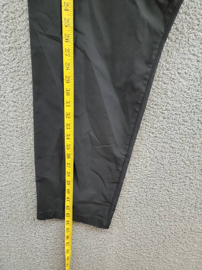 Bass Outdoor Straight-Fit Traveler Pants Men's 38 Caviar High Rise Side Pockets
