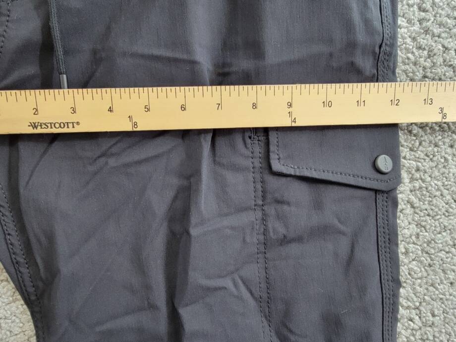Bass Outdoor Slim-Straight Fit Cargo Jogger Pants Men's 34 Caviar High Rise