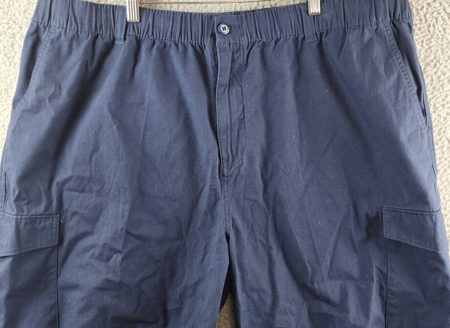 Tommy Bahama Jungle Beach 9" Cargo Shorts Men's XXXL Maritime Button Zip Closure