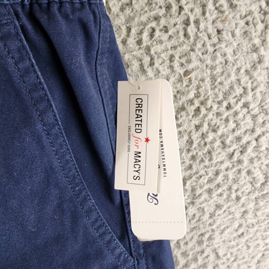 Tommy Bahama Jungle Beach 9" Cargo Shorts Men's XXXL Maritime Button Zip Closure
