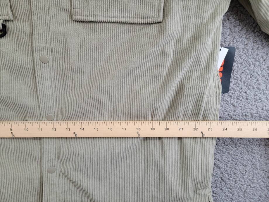 BASS OUTDOOR Relaxed Fit Corduroy Shirt Jacket Men's M Overland Trek Button Snap