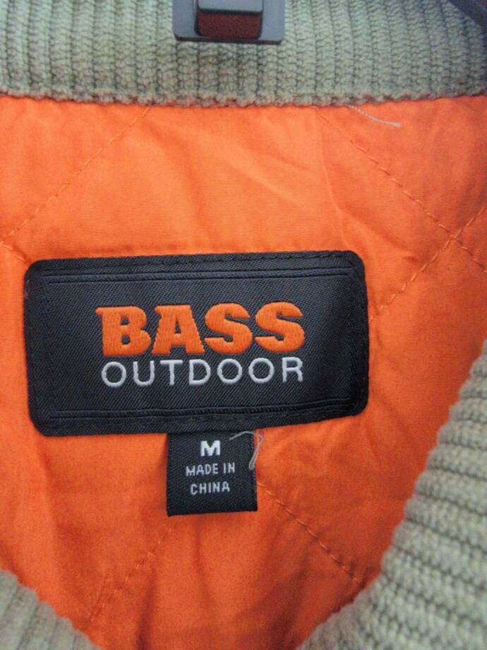 BASS OUTDOOR Relaxed Fit Corduroy Shirt Jacket Men's M Overland Trek Button Snap