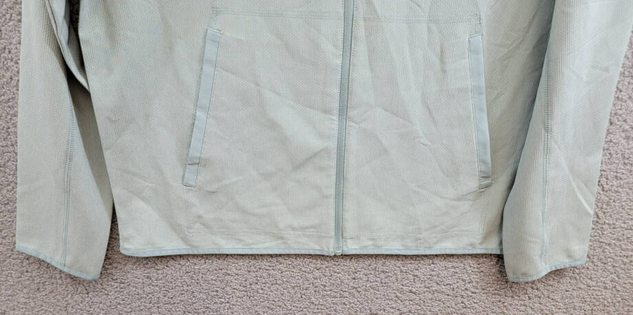 BASS OUTDOOR Full Zip Trail Jacket Men's XL Silver Blue Mock Neck Long Sleeve