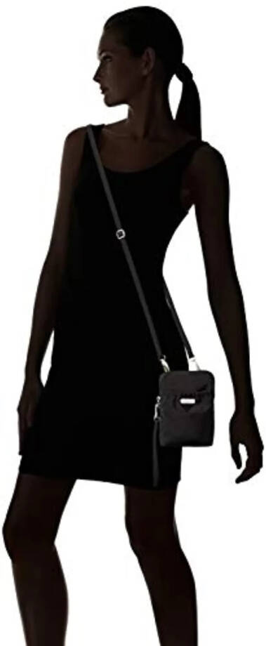 Baggallini Bryant Pouch Crossbody Bag Women's One Size Black Zip Top Closure