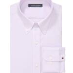Tommy Hilfiger TH Flex Regular Fit Stretch Oxford Dress Shirt Men's 18.5 34-35
