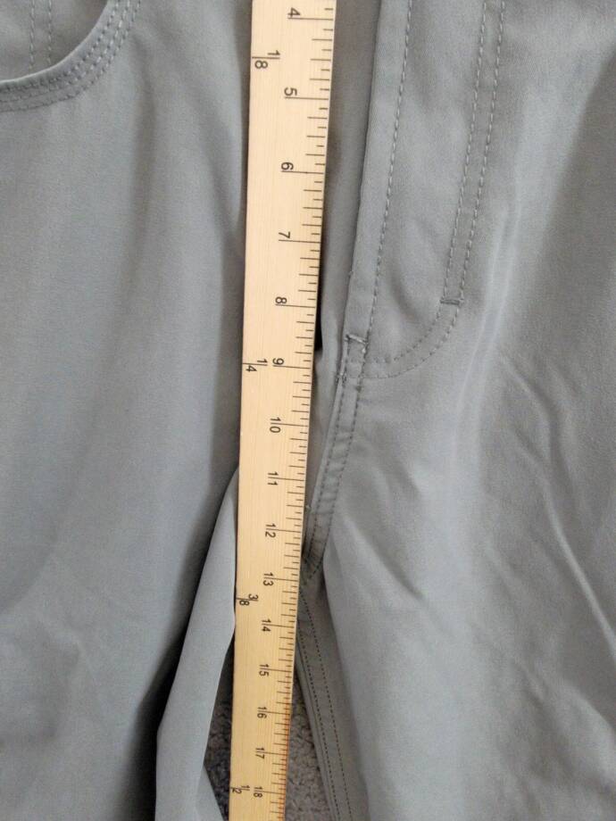 BASS OUTDOOR Essential Tech Cargo Pants Men's 36 Castor Gray Button Zip Closure