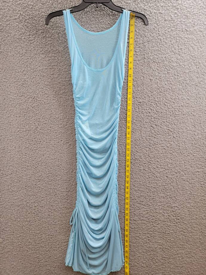 BECCA® by Rebecca Virtue Muse Scoop-Neck Dress Swim Cover-Up Women's S Ice Blue