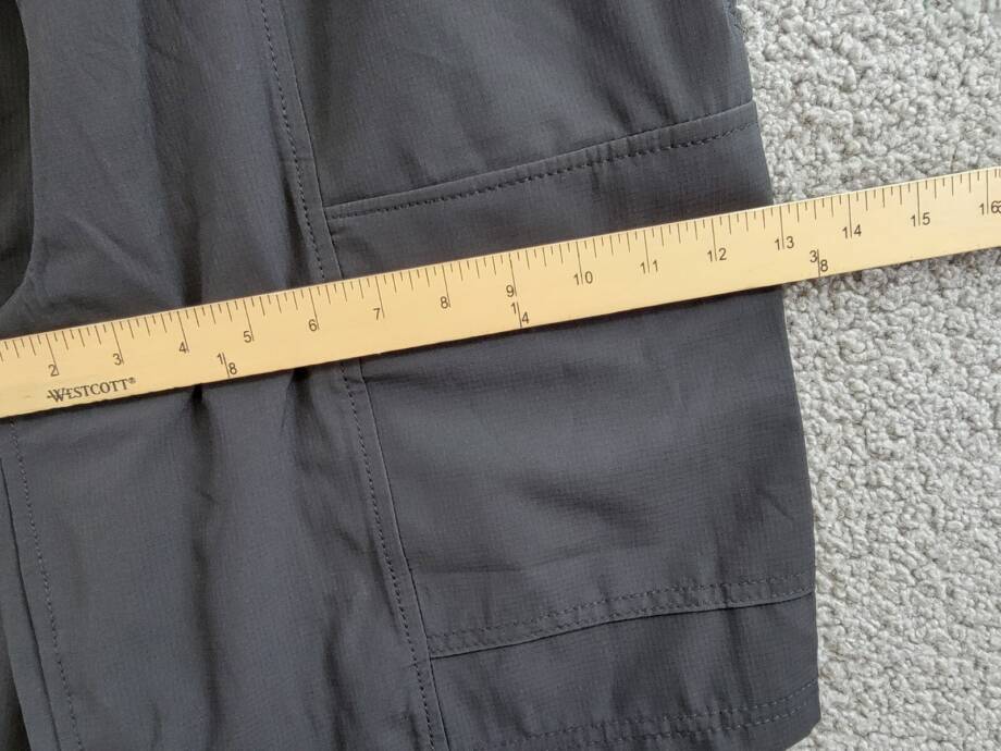 BASS OUTDOOR Relaxed Fit Everyday Pull-On Shorts Men's M Black Elastic Waist