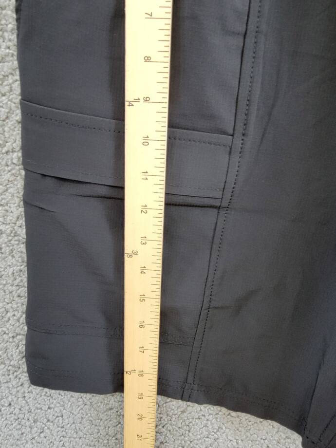 BASS OUTDOOR Relaxed Fit Everyday Pull-On Shorts Men's M Black Elastic Waist