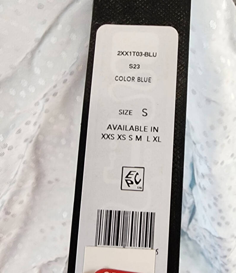 BCBGMAXAZRIA Sleeveless Halter Neck Overdraped Side Tied Blouse Women's S Blue~