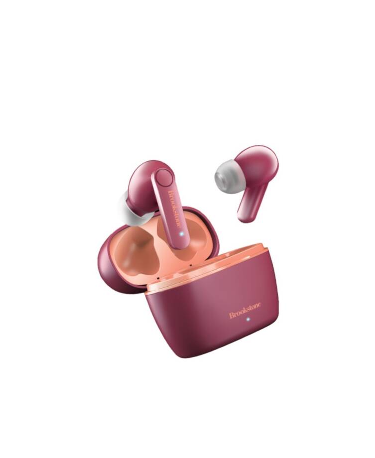 Brookstone True Wireless Earbuds Unisex One Size Dark Pink