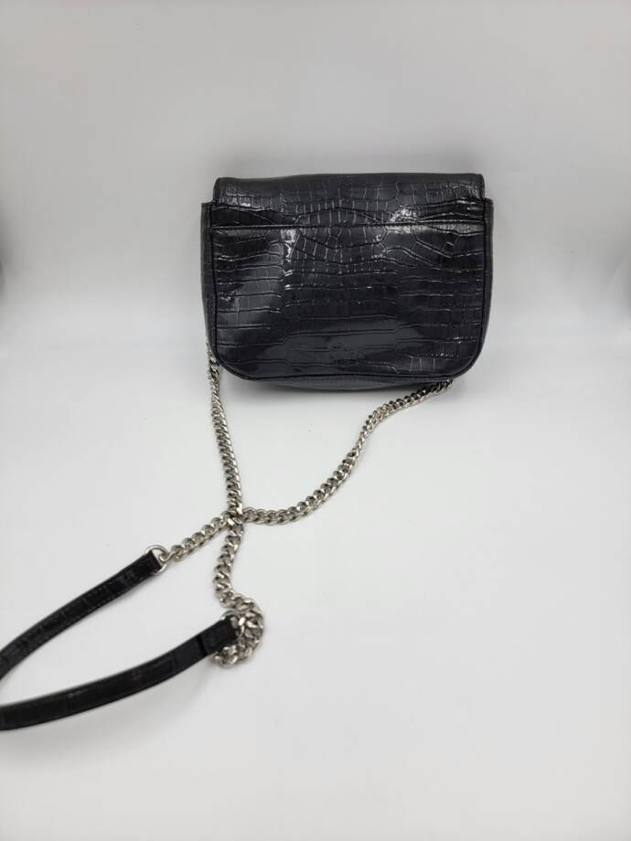 Circus by Sam Edelman Devin Chain Crossbody Handbag Women's O/S Black Snap Front