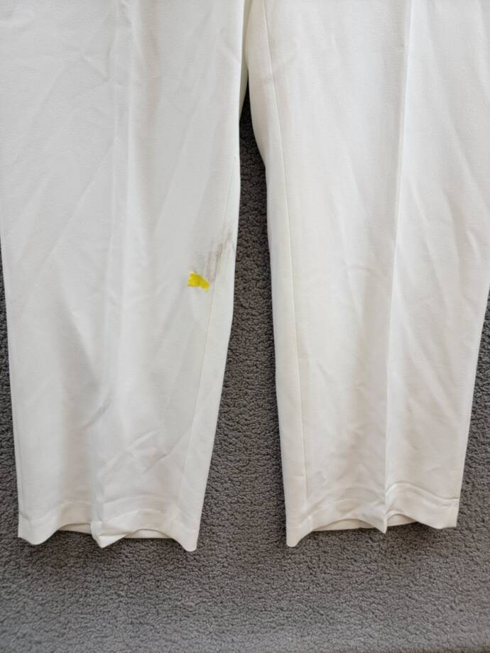 Kasper Stretch Crepe Pull-On Pants Women's XL Vanilla Ice Solid Elastic Waist