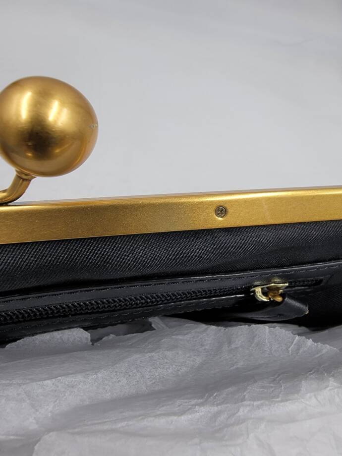 Circus by Sam Edelman Faux Leather Logo Patch Clutch Handbag Women's Black