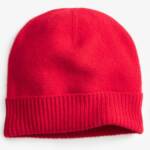 Charter Club 100% Cashmere Cuffed Beanie Women's One Size Red Polish