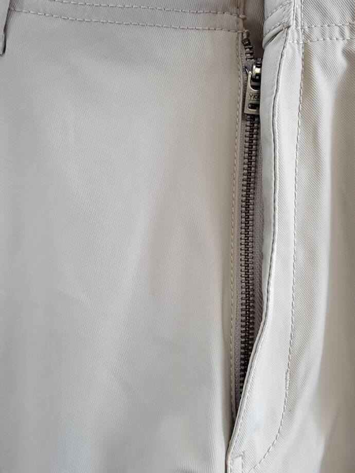 BASS OUTDOOR Straight-Fit Traveler Pants Men's 40 Trench Coat Button Zip Closure