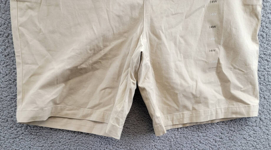 Tommy Hilfiger Plus Size Hollywood Bermuda Shorts Women's 14W Khaki Belt Loops~