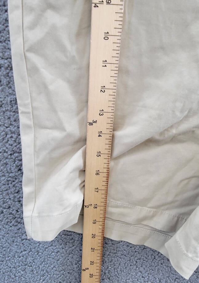 Tommy Hilfiger Plus Size Hollywood Bermuda Shorts Women's 14W Khaki Belt Loops~