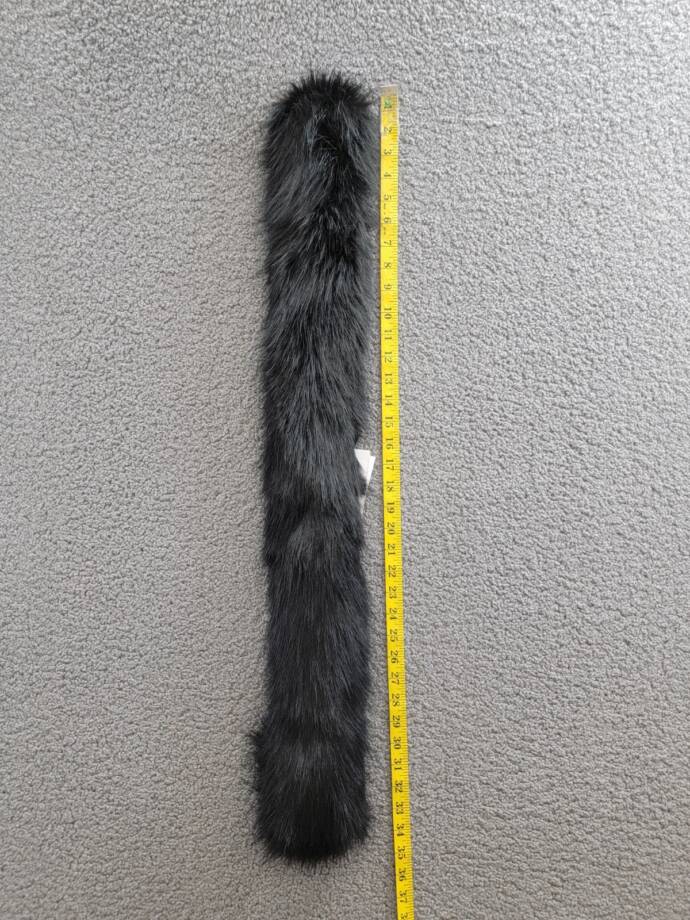 Surell Faux Fur Pull-Through Scarf Women's One Size Black Neck Warmer