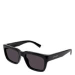 Saint Laurent Script Rectangular Sunglasses Unisex 55mm Black