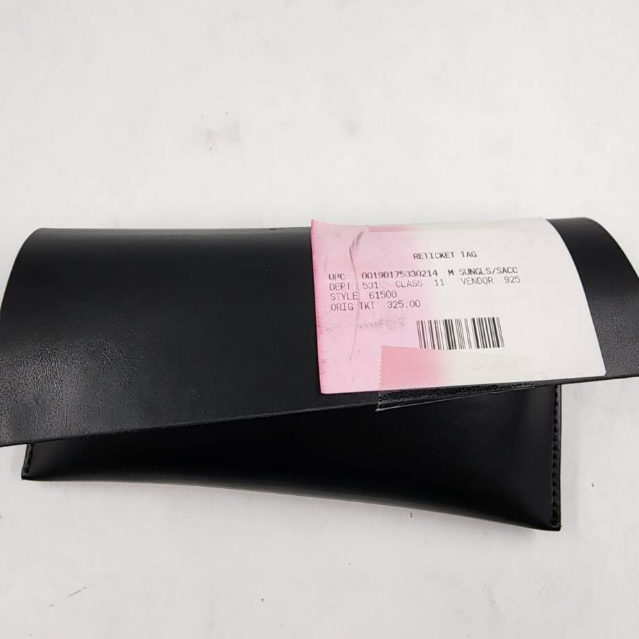 Saint Laurent Script Rectangular Sunglasses Unisex 55mm Black