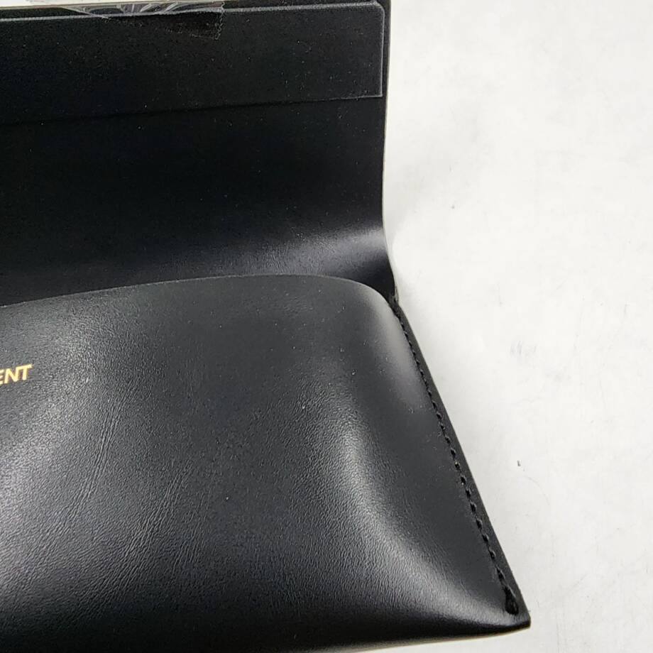 Saint Laurent Script Rectangular Sunglasses Unisex 55mm Black