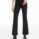 Gloria Vanderbilt Amanda Bootcut Jeans Women's 14 Black High Rise 5 Pockets