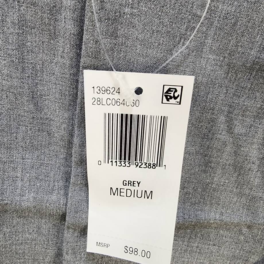 THE MEN'S STORE bloomingdale's Chambray Button-Up Shirt Men's Medium Grey L/S
