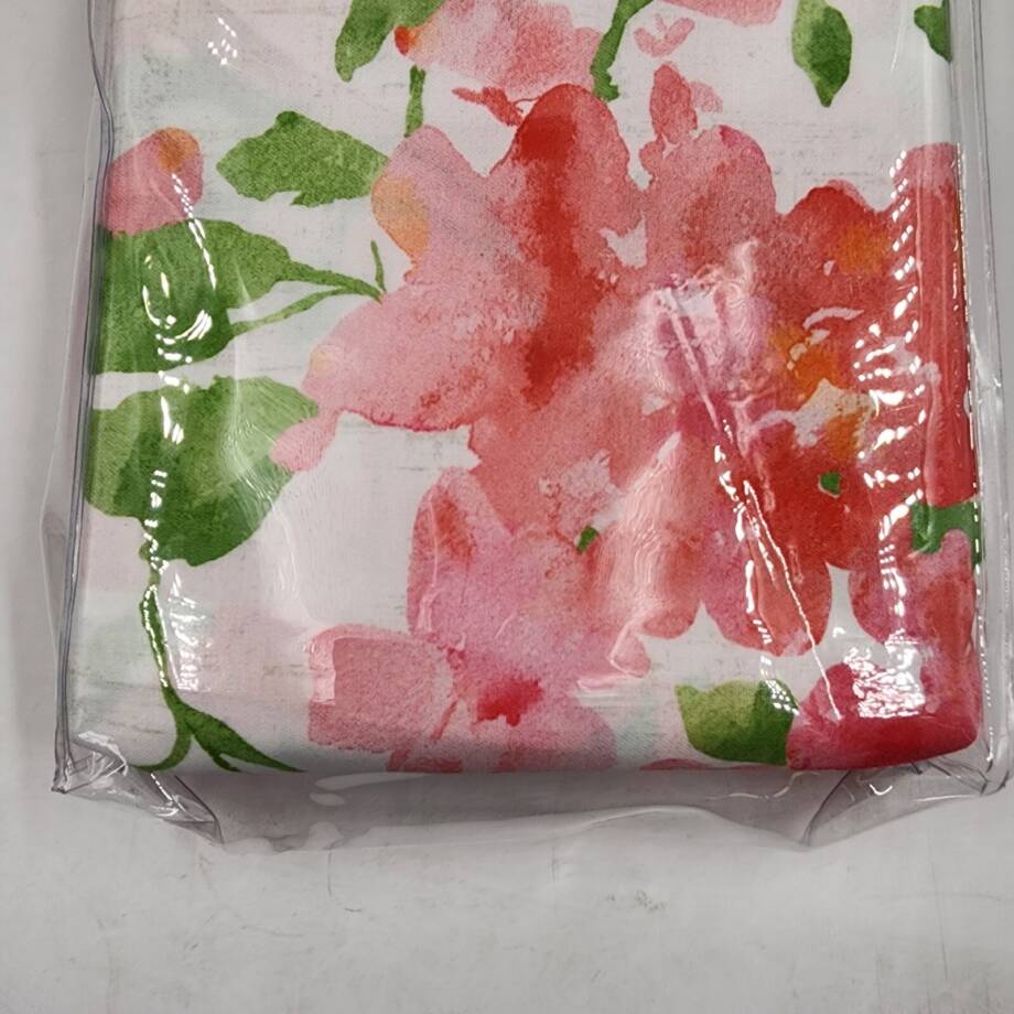Sky Blushing Hydrangea Euro Pillow Sham 2-piece Unisex 26"L x 26"W Pink Multi~