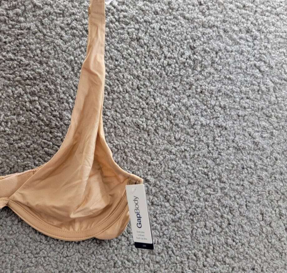 GapBody Everyday Essentials Full-Coverage Unlined Bra Women's 32B Brush Beige