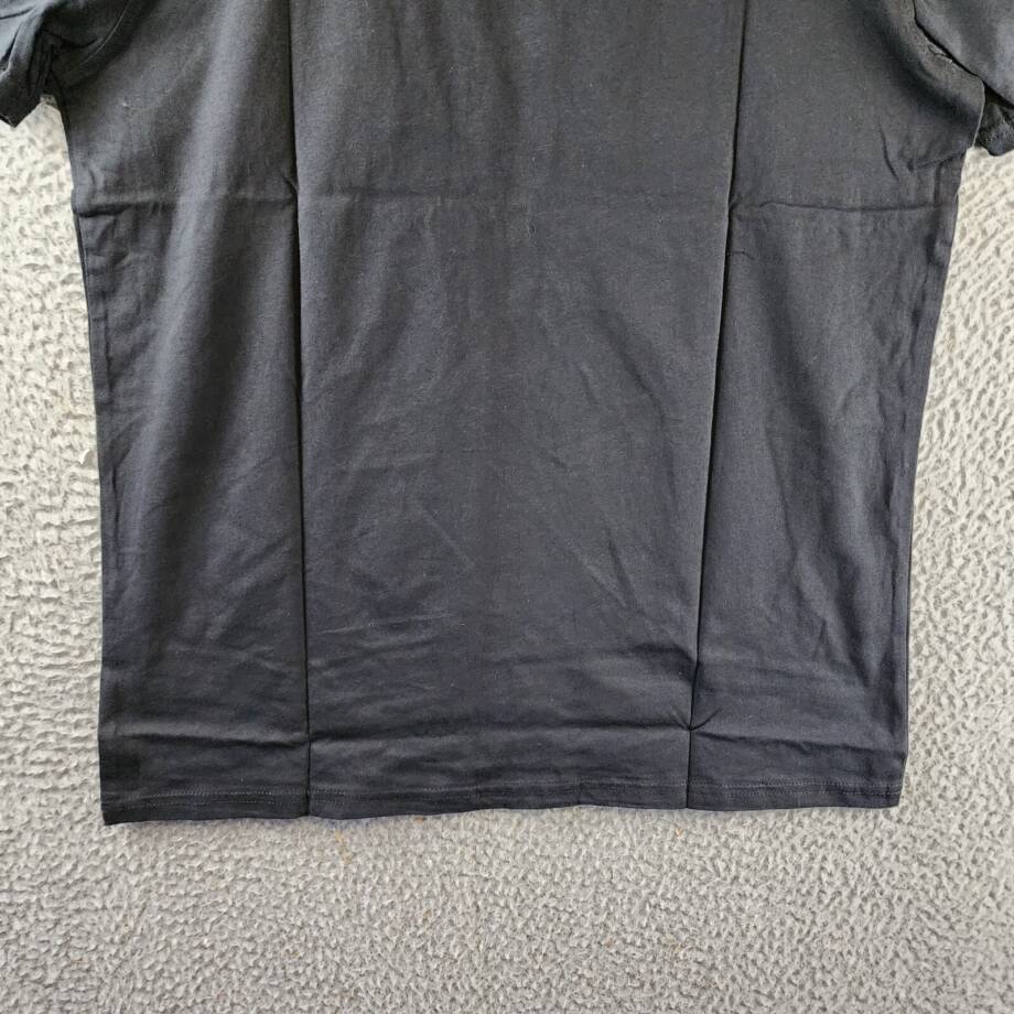 ROBERTO CAVALLI Logo Print T-shirt Men's XL Black Crewneck Pullover Short Sleeve