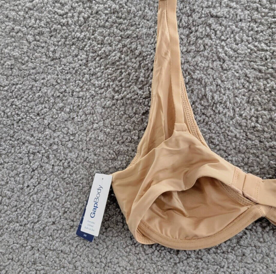 GapBody Everyday Essentials Full-Coverage Unlined Bra Women's 32B Brush Beige