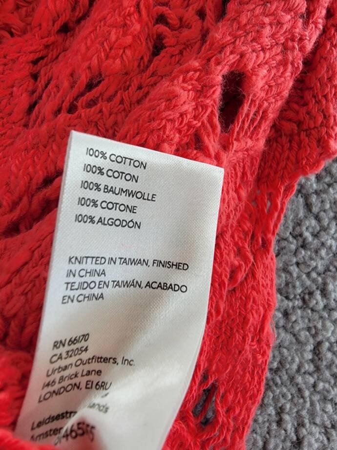Free People Sedona Cropped Cardigan Women's XS Guava Berry Collared Button Front