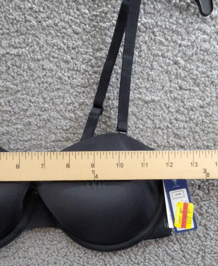 GapBody Everyday Essentials Multi-Way Bra Women's 36B Black Adjustable Strap