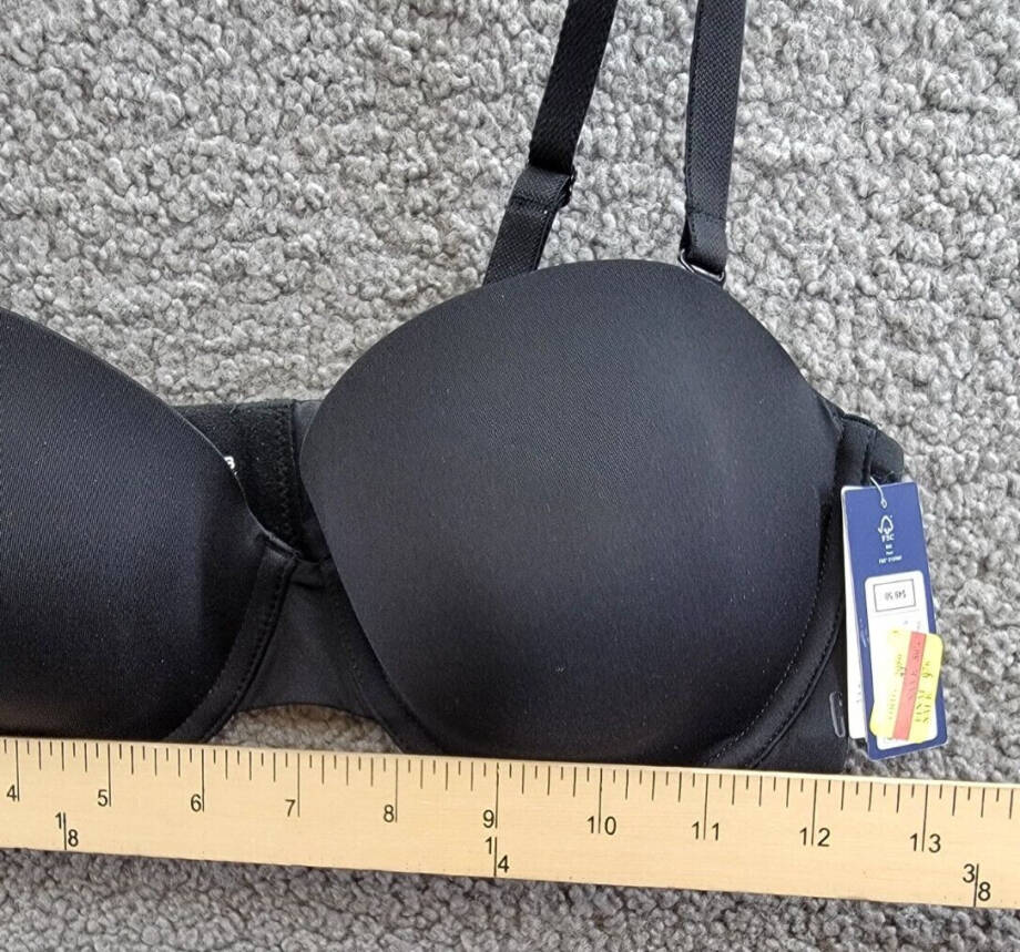 GapBody Everyday Essentials Multi-Way Bra Women's 36B Black Adjustable Strap