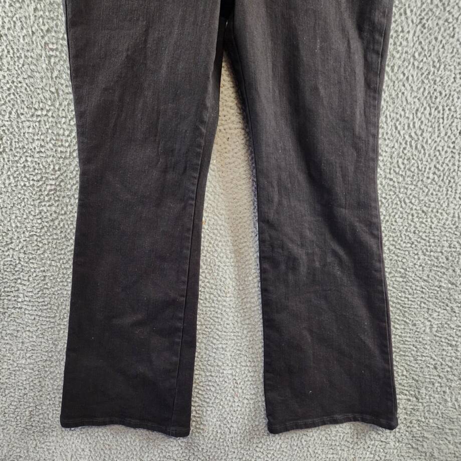 Gloria Vanderbilt Amanda Bootcut Jeans Women's 14 Black High Rise 5 Pockets