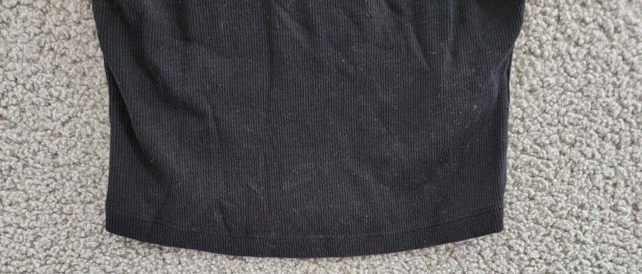 Cotton Citizen Verona Cropped Tank Top Women's XS Jet Black Scoop Neck Pullover
