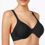 Bali Passion for Comfort Underwire Bra Women's 36C Black Dual Back Hook-and-Eye