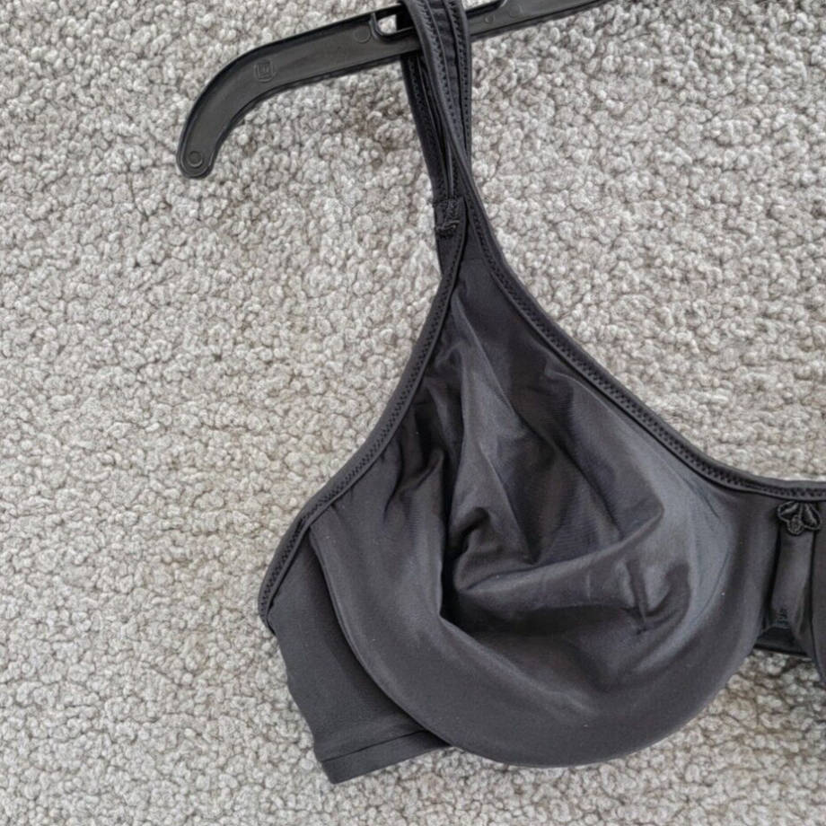 Bali Passion for Comfort Underwire Bra Women's 36C Black Dual Back Hook-and-Eye