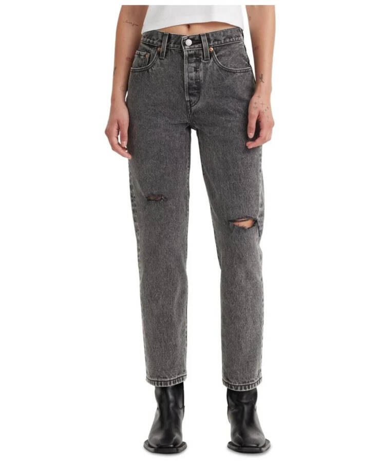 Levi's 501® Cropped Straight-Leg High Rise Jeans Women's 24 x 26 Sophisticated